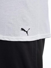 PUMA Men’s Big & Tall 3-Pack Classic T-Shirt WHITE XX-Large 2XL 2X