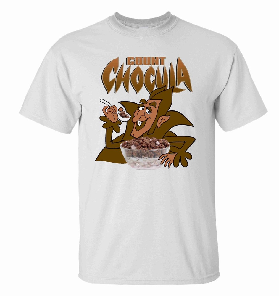 COUNT CHOCULA CEREAL T-SHIRT / GENERAL MILLS MONSTER FRANKEN BERRY BOO BRUTE