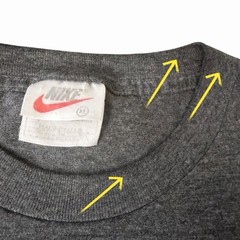 Rare Vintage Nike Tour T Shirt 90s Gray Men’s Size XL Made In USA White Tag Nike