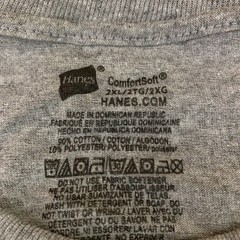 Hanes Comfort Soft Mens Size 2XL Heather Gray Short Sleeve Pocket T-Shirt New