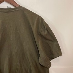 Gildan Adult Softstyle T-Shirt Crecent Moon Logo XL Olive Crew Neck T-Shirt