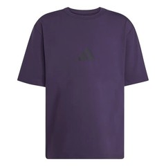 Adidas T Shirt XL Mens Aurora Plum Purple Z.N.E Loose Fit Short Sleeve JW4783