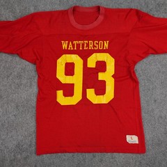 Vintage Champion Football Jersey Mens Large Bishop Watterson Columbus Ohio 70s