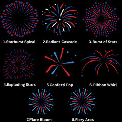 Festives Fireworks TShirts Design, Comfort Colors T Shirt, Unisex Streetwear Tee