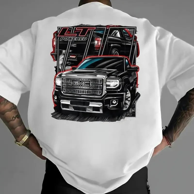 GMC LFT Powered Truck T-Shirt – Custom Pickup Graphic Tee for Lifted Truck Fans