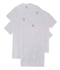Stafford 4-Pack Men’s Ultra Soft 100% Cotton Crew-Neck T-Shirt White
