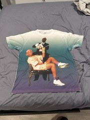 Fresh Prince Jordan 5 Grape T Shirt XL