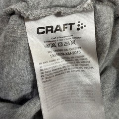 CRAFT Mens T Shirt 2XL Gray Spartan Race Graphic Print Logo
