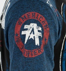 AMERICAN FIGHTER Sherman Eagle Black Athletic Mens Crewneck T-shirt M-3XL NWT