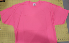 Jerzees® Dri-Power® 50/50 Cotton/Poly T-Shirt 29M Neon Pink Size 2XL qty: 2