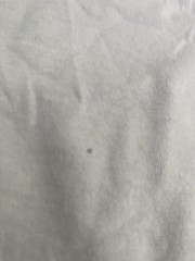 1up mushroom shirt mario promo from 2004 with visible stains as shown