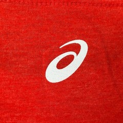 Asics Global Sportswear Since 1977 Red Graphic T-Shirt Mens Large