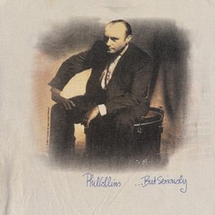 Vintage Phil Collins But Seriously 1990 World Tour White T Shirt USA L Single