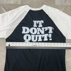 The It Men Graphic Tour Tee Mens Large Raglan Baseball 3/4 Sleeve Shirt Two Tone