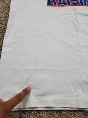 Vintage Champion Raisins Shirt Mens XL White Fruit of the Loom Graphic Promo 90s