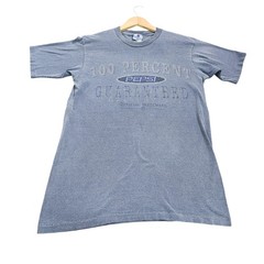Vintage Pepsi Shirt Mens S/M Blue 100 Percent Guaranteed Graphic Tee Soda