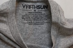 Fifth Sun Mens Brooklyn, New York Brooklyn Bridge Gray Shirt New S, M