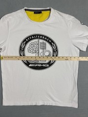 Mercedes AMG Official Affalterbach #35 T-Shirt Men Medium White Organic Cotton