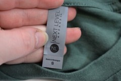 Next Level Apparel Adult Blank Plain Green T-shirts Short Sleeve Sz Small 10 Pc