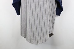 Vintage 70s Streetwear Mens Large Faded Pinstriped 3/4 Sleeve Raglan T-Shirt USA