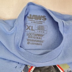 Loot Crate Jaws T-Shirt Light Blue XL