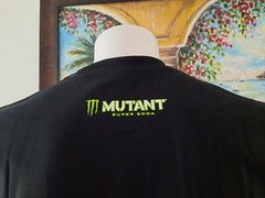 Monster Energy Mutant Super Soda Mens Green Black Logo T-Shirt Size Medium M SS