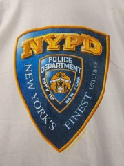 NYPD New York Mens T-Shirt White Vintage Medium NWT