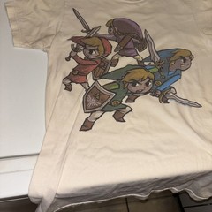 Zelda Four Swords Nintendo Promo T-shirt 2007 Medium Changes Tag