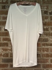 NWT Tommy John white T-shirt XL spandex/cotton lightweight