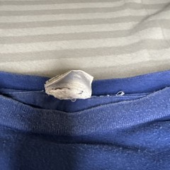 Vintage Robert Bruce Active Sport Tee Mens Blue White Double Cuff Xxl Pocket T