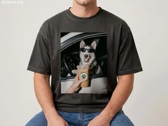 Custom Pet Photo Iced Style Comfort Tee Personalized Animal Gift