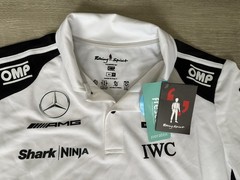 F1 Movie 2025 – APXGP White Polo Shirt Racing Replica Brad Pitt Mens Size Medium