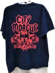 City Morgue My Bloody America XL T-Shirt Front & Back Tour Graphics,Black w/Red