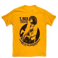 T. Rex band Yellow Cotton All size S-234XL Gift For Fans T-Shirt HD218