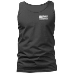 Distressed Flag Crest Patriotic American Pride US Flag USA Tank Top