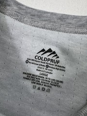 Coldpruf Merino Wool Shirt Men Large Gray Two Layer Prep Base Hike Outdoors Trek