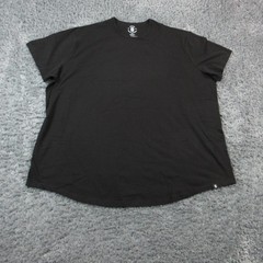 STRONGSIZE Shirt Mens 5XL Black Longer Crew Neck Tagless Oversized NWOT