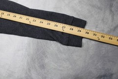 Ash & Erie Henley Shirt Mens Medium Gray Long Sleeve Jersey Cotton Blend