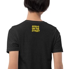 Afroo on the street (Unisex tee)