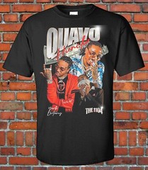QUAVO 90s Style Bootleg Tee The Migos ATL Hip-Hop Rap Music