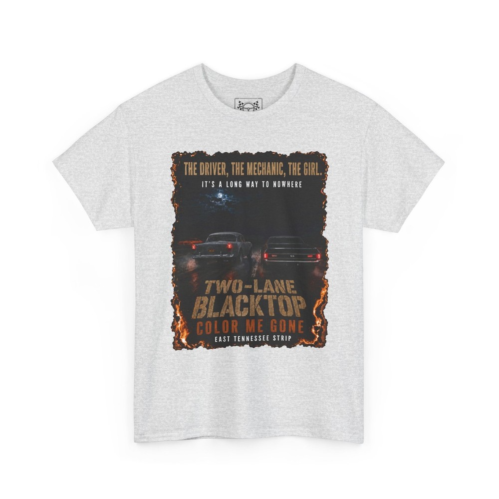 Two-Lane Blacktop Movie Retro T-Shirt | Classic Drag Racing Tee Chevy Fans Gift