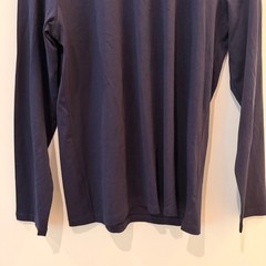 Quince Tee Set 100% Pima Cotton Luxe Touch Long Sleeve Lot of 2 Olive Navy NWOT
