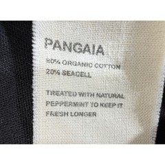 Pangaia T-Shirt Medium Black Organic Cotton SeaCell Minimalist Sustainable Earth