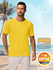 Men’s T-Shirts Cotton Short Sleeve T Shirts for Men UPF 50+ Moisture Wicking …