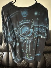 Vintage 2001 Liquid Blue Great Wolf Lodge Wolf All Over Print T-Shirt