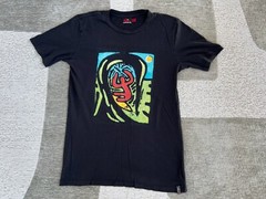Quiksilver Black Shirt Mens S Surfer Art Outdoor Skater Y2k Grunge Surfwear