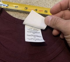 1 VTG XL Champion Maroon Plum Heavy Weight Cotton TShirt EXTRA LARGE Unisex