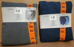 XXL Rugged Elements SUEDED LONG NECK CREW, two 2-packs (4 shirts total) NWT