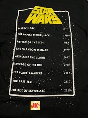 NEW Star Wars Shirt XXL Black Movie Poster Darth Vader Skywalker Disney Parks