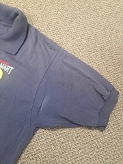 Vintage Walmart Polo Shirt Always #2081 Smiley Face Clearwater Florida